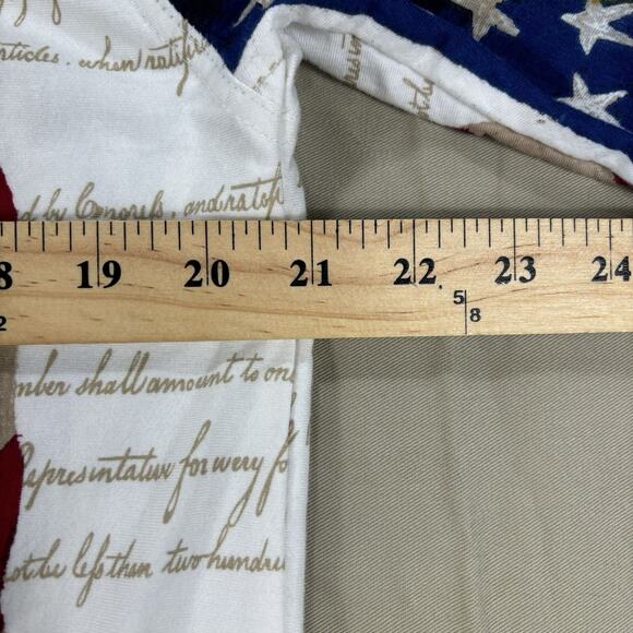 Cotton Traders Sport Polo Shirt MED Declaration Of Independence All Over Print - Picture 14 of 15